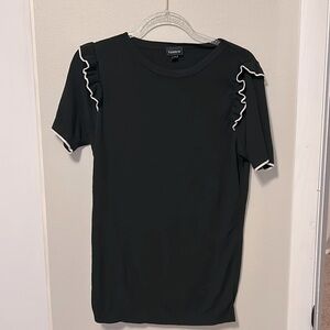 Torrid Black Short Sleeve Sweater 1